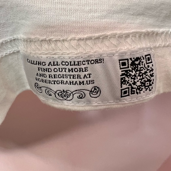 Robert Graham White polo shirt classic fit - Picture 7 of 12